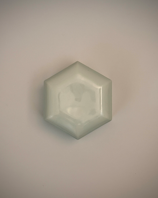 Hexagon celadon box